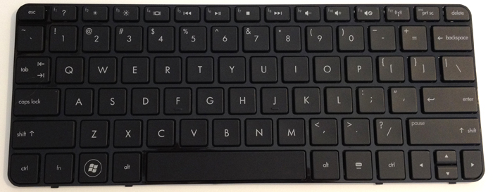 HP Mini 210 Laptop Keyboard Key Replacement