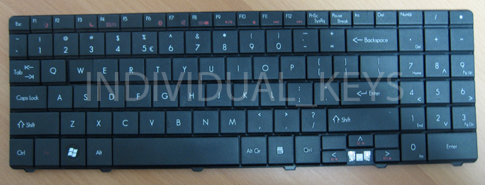 gateway NV black keyboard