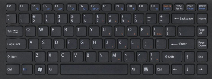 Sony VPCEA laptop keyboard keys