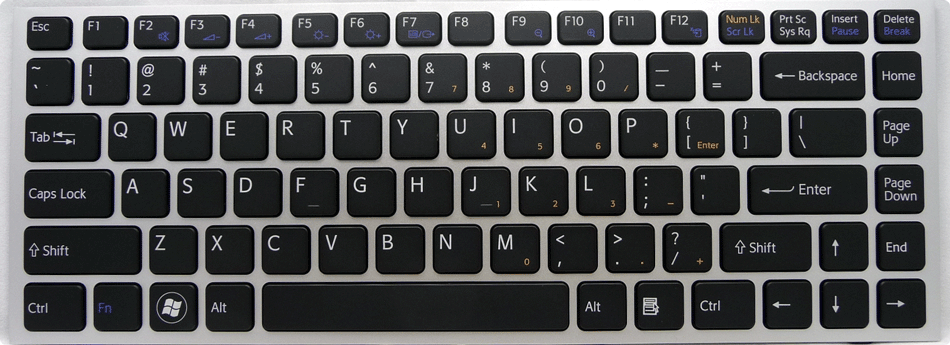 Sony VPC-S Laptop Keyboard Key Replacement