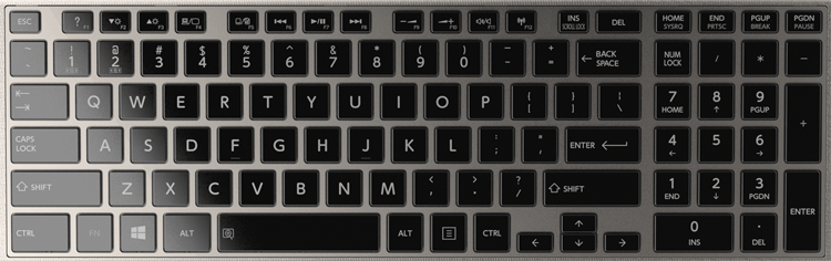 Toshiba Satellite S55-A5154 Keyboard Key Replacement (Backlit)